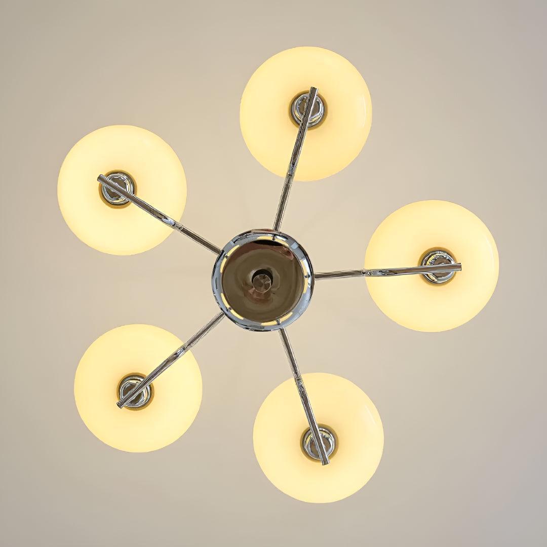 Mid-Century Bubble Glass Chandelier | Modern Ceiling Light Fixture