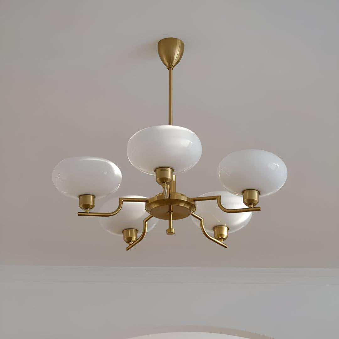 Mid-Century Bubble Glass Chandelier | Modern Ceiling Light Fixture