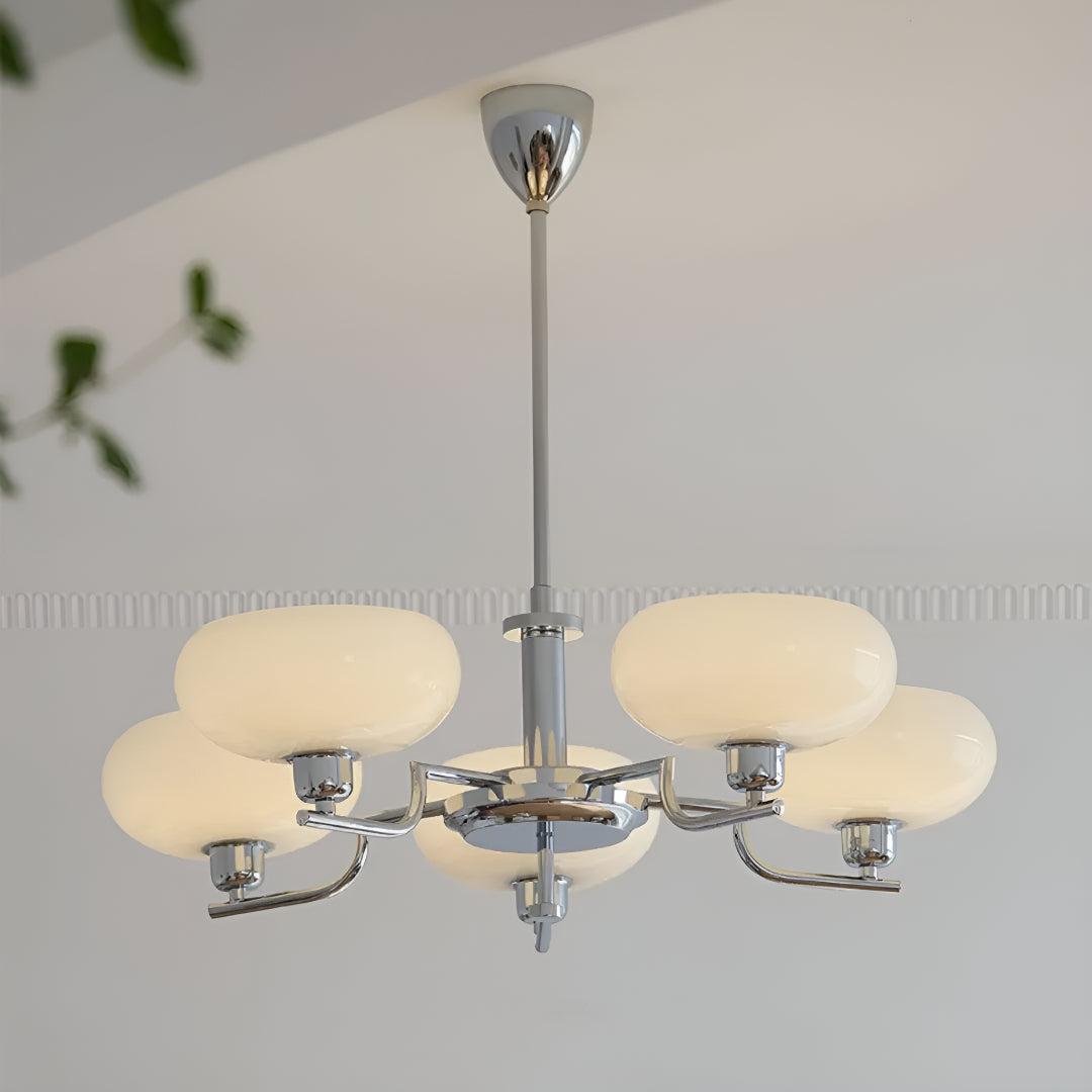 Mid-Century Bubble Glass Chandelier | Modern Ceiling Light Fixture