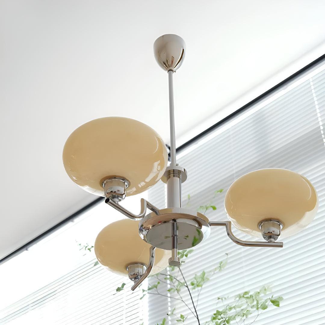 Mid-Century Bubble Glass Chandelier | Modern Ceiling Light Fixture