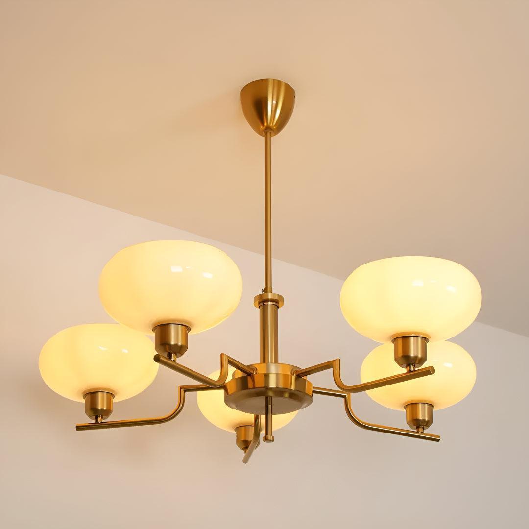Mid-Century Bubble Glass Chandelier | Modern Ceiling Light Fixture