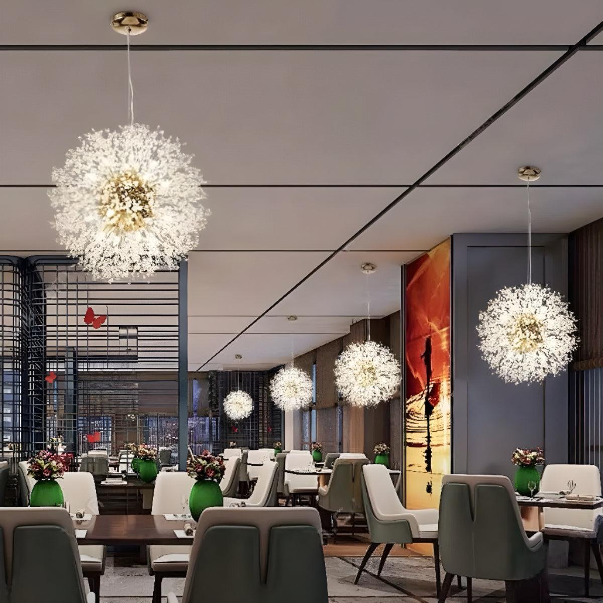 Dandelion Pendant Chandelier | Modern Sculptural Ceiling Light