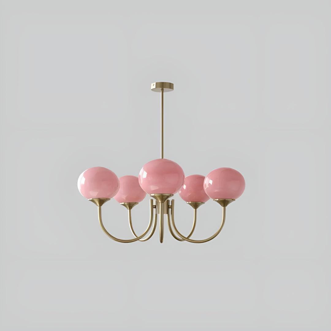 Marshmallow Glass Globe Chandelier | Modern Ceiling Light Fixture