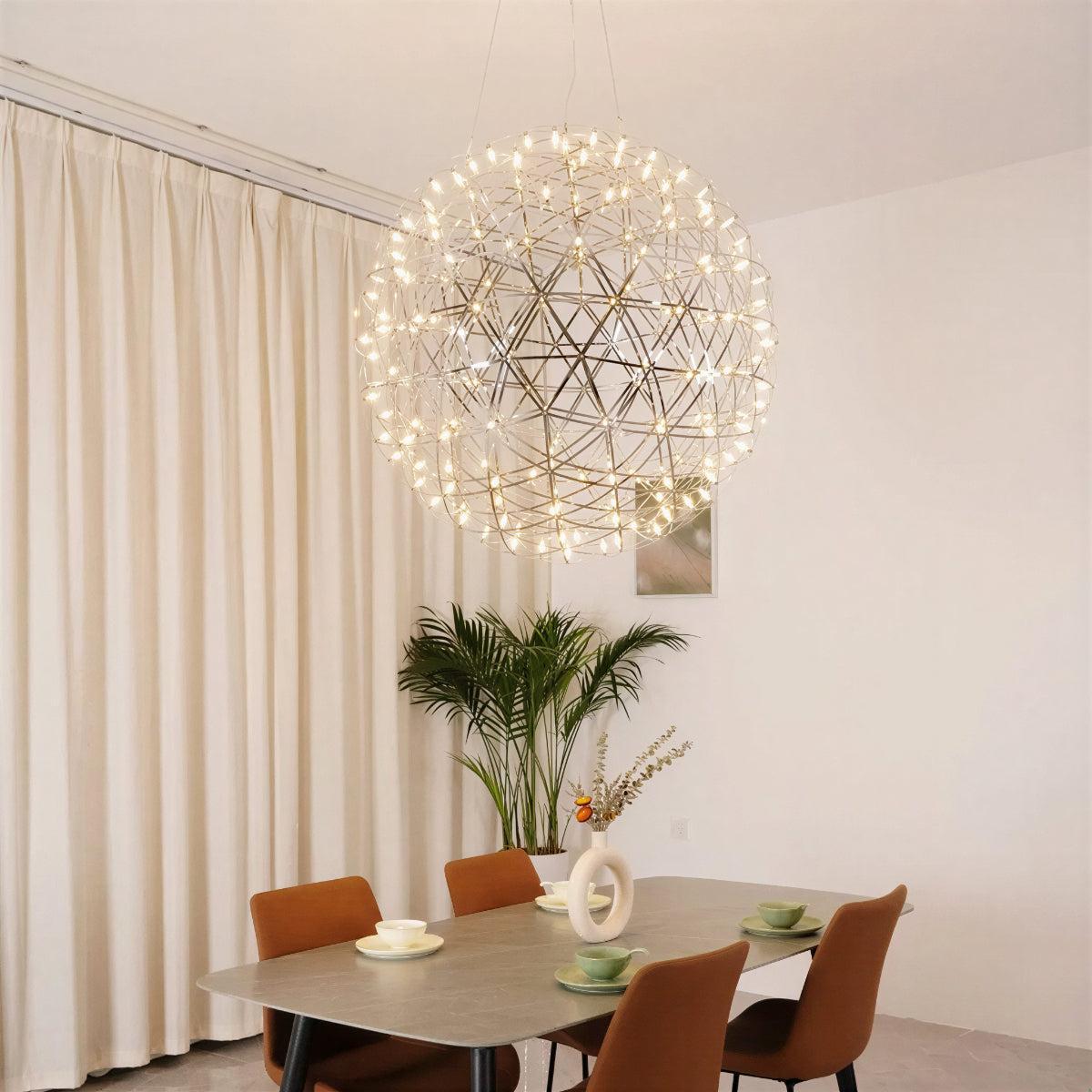 Modern Sphere LED Chandelier | Globe-Style Ceiling Light Fixture