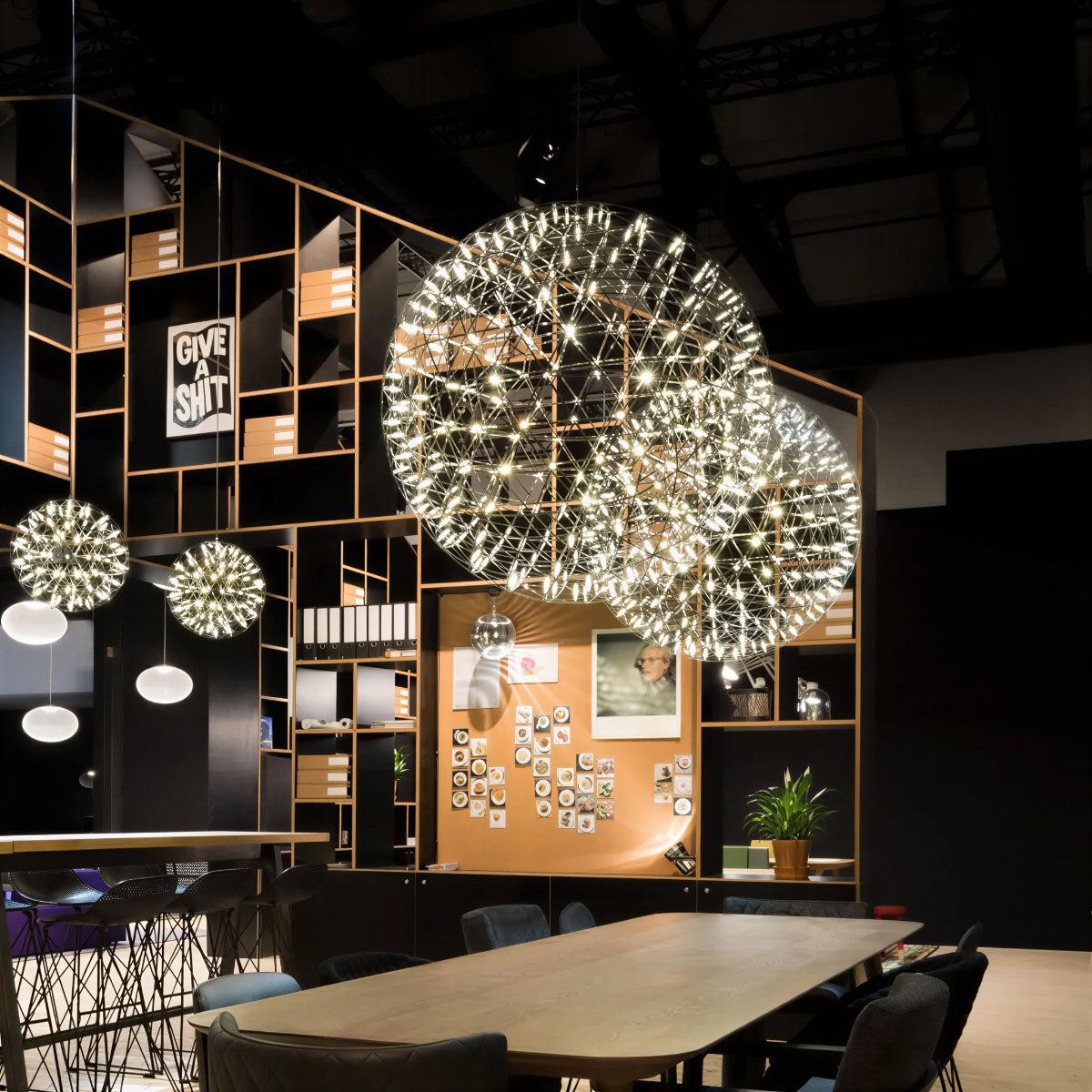 Modern Sphere LED Chandelier | Globe-Style Ceiling Light Fixture